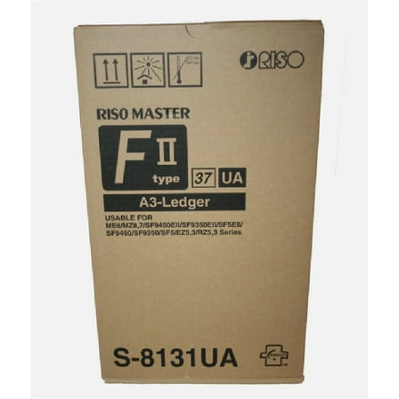 Riso RZ390 mastsers S-8131 F II Type Duplicator Masters 2 Per Box Risograph S-8131UA for RZ390 RX390 also for EZ591