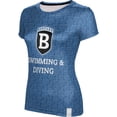 thumbnail image 2 of Women's ProSphere  Blue Bentley Falcons Swimming & Diving Performance T-Shirt, 2 of 3