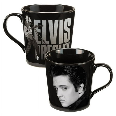

Rare Elvis Presley Collectible 2015 Vandor Portrait 12 oz Ceramic Coffee Mug