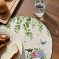 thumbnail image 3 of Farmhouse Spring Round 15 Inch Placemats Set of 4, Retro Bicycles Flowers Vines Butterfly HeatResistant Non Slip Place Mats for Dining Table, Wipeable Braided Kitchen Table Mats for Housewarming, 3 of 9