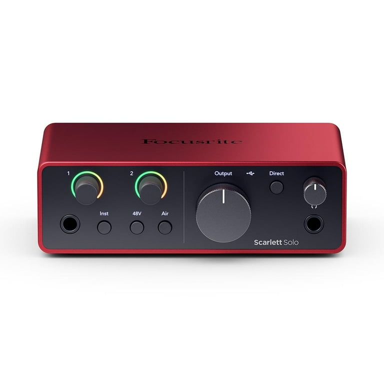 Focusrite Scarlett Solo USBインターフェース Amazon.com: Focusrite Scarlett Solo USB-C Audio Interface