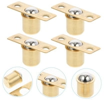 WHAMVOX 10 Pcs Adjustable Door Ball Catches Latches Hardware Cabinet Golden