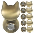 thumbnail image 5 of KONTONTY Dark Brown Zinc Alloy Bag Locks for Purses and Handbags Durable and Elegant Design 6pcs, 5 of 8