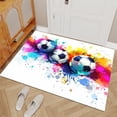 thumbnail image 4 of Sports Football Tie Dye Area Rugs, Colorful Carpet, Washable Non Slip Low Pile Soft Rug for Entryway Living Room Bedroom Decor Mat 5ftx6ft, 4 of 8