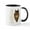 White/Black Inside, variant on CafePress - Wolf Totem Animal Spirit Guide For Inspiration Mug - 11 oz Ceramic Mug - Novelty Coffee Tea Cup