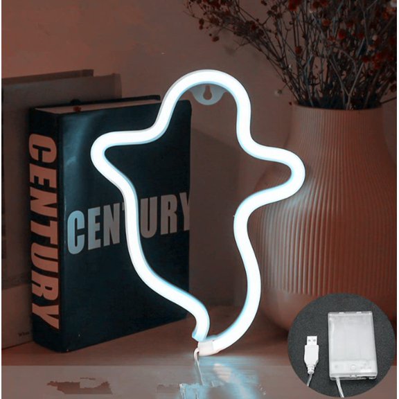 LINLIN Neon Sign,Neon Sign Light Wall LED Neon Night Lamp USB Battery Powered Led Neon Light Sign Bedroom Decor