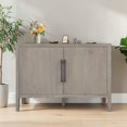 thumbnail image 2 of Hassch Sideboard Buffet, 47.2" Storage Cabinet with 2 Doors, Coffee Bar Cabinet, Accent Cabinet for Entryway, Hallway, Kitchen, Dining Room, Gray, 2 of 10