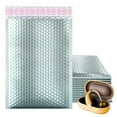 thumbnail image 1 of Pack de 10 Sobres Burbuja Metálicos Azul Hielo 9.5″ x 13.5″ Estilo Reforzado con Acolchado Interior y Cierre Autoadhesivo, 1 of 8