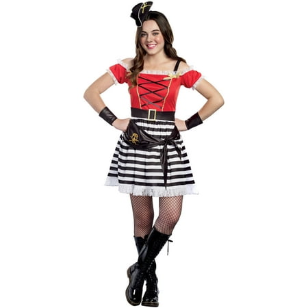 Cap'n Cutie Teen Halloween Dress Up / Role Play Costume