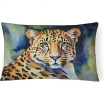 3 x 16 x 12 in. Leopard Throw Pillow