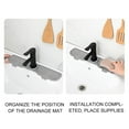 thumbnail image 6 of Diatomite Stone Kitchen Sink Faucet Mat with Fast-Draining Holes & Non-Slip Base for Countertop Splash Protection and Dish Drying Space(Gray),Ccwuwei, 6 of 9