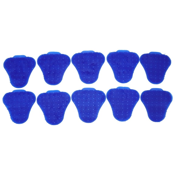 BIMZUC 10-Pack Triangular Urinal Screen Deodorizers – Blue Anti‑Splash, Long‑Lasting Fragrance, 5500 Washes, 30‑Day Scent, Splash & Blockage Prevention
