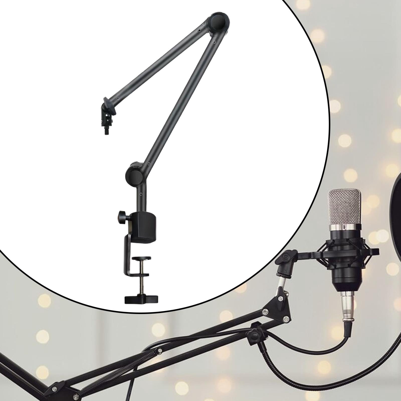 LeeQinersw Mic Arm Microphone Booms Arm Stand Adjustable Yz-38 Easy Use Microphone Desk Arm