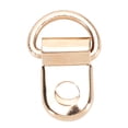 thumbnail image 1 of Dioche 100 Set Shoelace Hook D-Ring Eyelet Buckle Brass Boot Hooks Fittings With Rivets DIY Rivet Tool Gold 9x14mm, 1 of 8