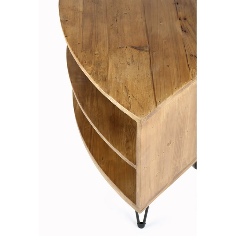 Laurine Solid Wood Corner TV Stand for TVs up to 43