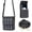Black, variant on ELEHOLD Faux Leather Crossbody Bag for Samsung Galaxy Z Flip 7/6/5/4/3,Moto Razr 2025/Razr+ 2025, Lightweight Slim Travel Pouch Magnetic Closure Non-Slip Shock-Absorbent Mini Phone Purse,White