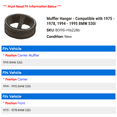 thumbnail image 2 of Muffler Hanger - Compatible with 1975 - 1978, 1994 - 1995 BMW 530i 1976 1977, 2 of 2