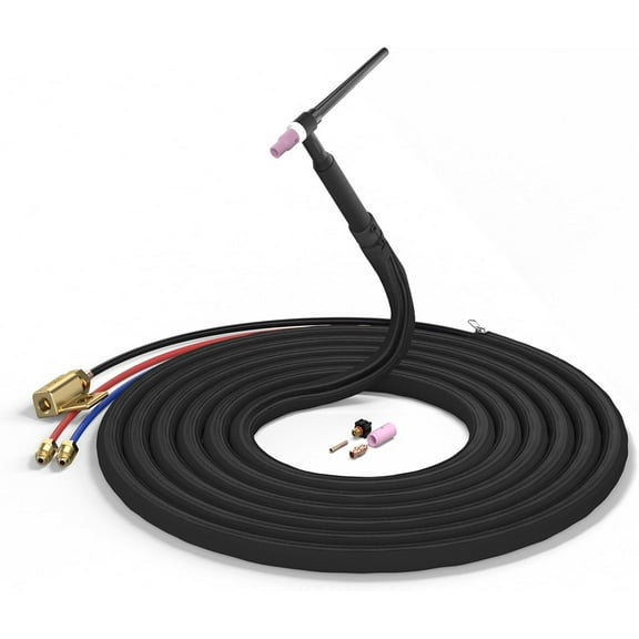 YesWelder Tig Welding Torch WP-20F Flexible Head Water-Cooled 250Amp