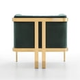 thumbnail image 5 of Manhattan Comfort Paramount Velvet Accent Armchair in Green/Polished Brass, 5 of 5