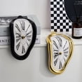 thumbnail image 2 of 2024 New Novel Surreal Melting Distorted Wall Clocks Surrealist Salvador Dali Style Wall Watch Decoration Gift Home Garden, 2 of 6