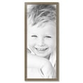 thumbnail image 2 of ArtToFrames 19" x 47" Aged White Gold Picture Frame, 19x47 inch Silver Wood Poster Frame (WOM-2036),  Pack, 2 of 7
