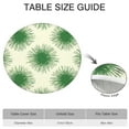 thumbnail image 6 of Green Tie Dye Spray Pattern Round Fitted Tablecloth with Elastic Edge,Dining Table Cover Waterproof,Outdoor Round Tablecloth for Camping,Dining,Indoor and Outdoor, 6 of 7
