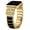 Gold/Black, variant on Compatible with Apple Watch Band for Women 38/40/41/42/44/45/46/49mm, Celtic Knot Stainless Steel Resin Bracelet Band, Dressy Chain Link Strap for iWatch Series 11/10/9/8/7/6/5/4/SE/Ultra