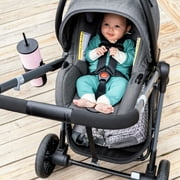 Evenflo Pivot Xpand Modular Travel System with LiteMax™ Infant Car Seat, Sabino Grey