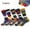 Multi-color, variant on Pavied Crew Socks Running SocksSpring And Winter Classic Color Thin Stripe Men's Socks Tn The Cotton 5 Pairs Cotton Socks Multi-color One Size