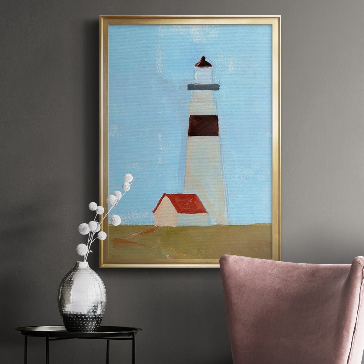 Lookout Point II Premium Framed Print, in Gold, Black, or Silver - Ready to Hang