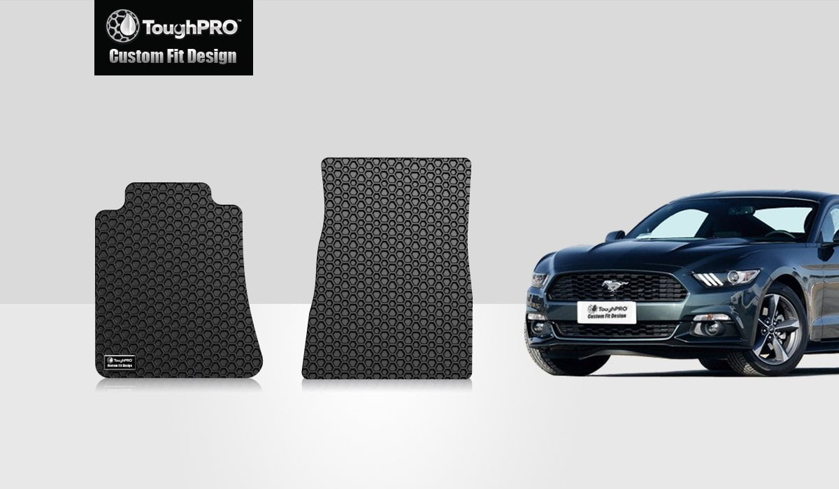 ToughPRO Floor Mat Accessories Two Front Mats Compatible with 2020 Ford