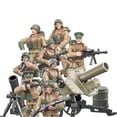 thumbnail image 3 of Soldados del ejército militar de la Segunda Guerra Mundial, soldados alemanes de la Segunda Guerra Mundial, figuras de las fuerzas especiales, MOC, bloques de construcción DIY, juguetes para niños, 3 of 5