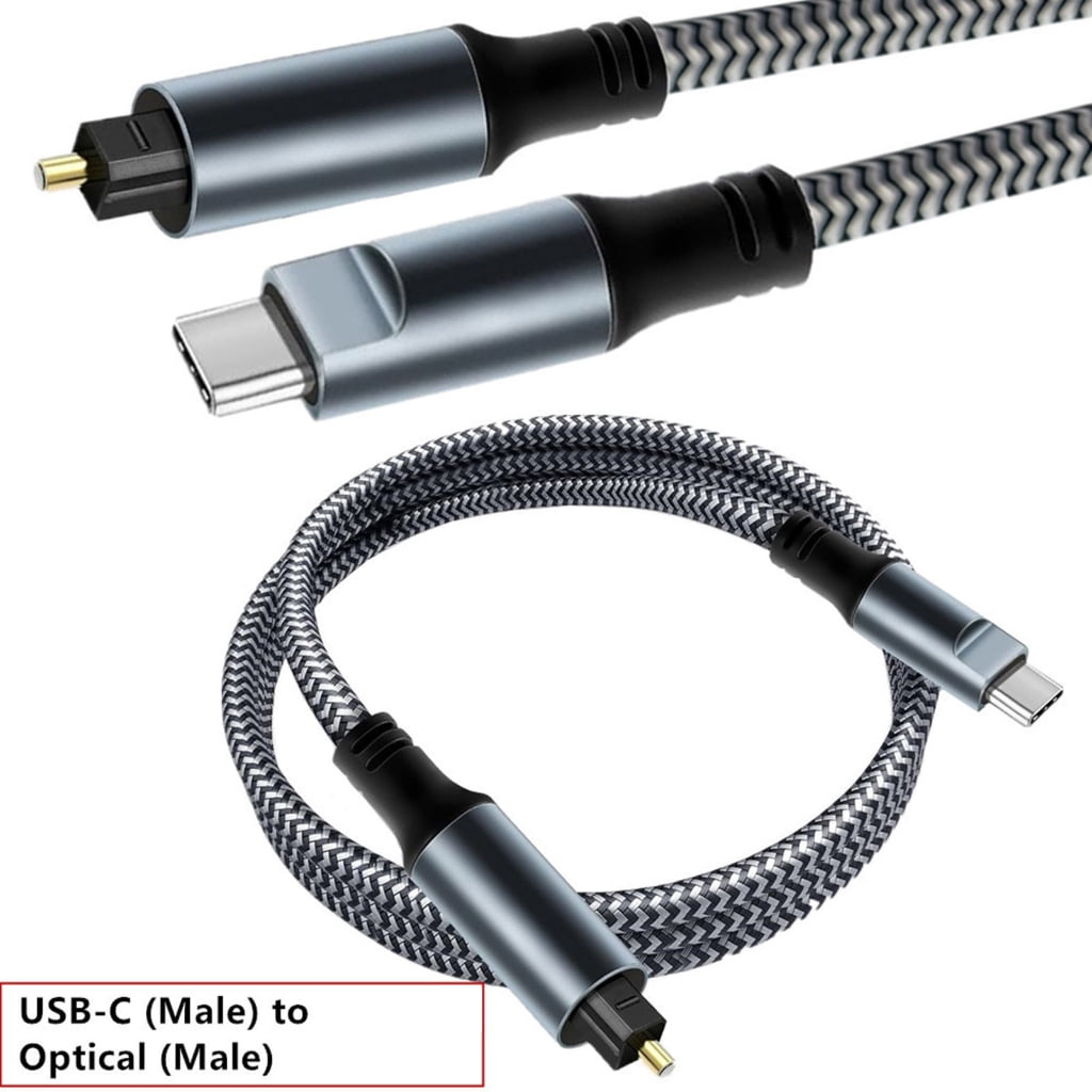 Fiber Optical Digital Sound Cable USB C To SPDIF Converter Transmission Adapter