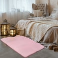 thumbnail image 2 of PiccoCasa Shaggy Area Rug Soft Plush Area Runner Rug, Pink 32" x 47", 2 of 6