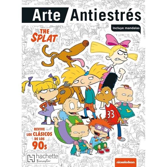Arte Antiestrés: The Splat para Colorear Hachette Bienestar Graciela Iniestra Ramírez