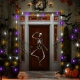 thumbnail image 3 of Lights LED 3D Pumpkin Bat Battery Operated String Lights Christmas Bulbs for outside Christmas Lights Short Strand Wire Plug in Lights Warm Outdoor Lights String Christmas Lights And Bulbs, 3 of 3