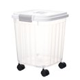 thumbnail image 1 of Lipstore Dry Food Container Rice Storage Container,Multipurpose, Airtight Rice Storage Bin Rice Dispenser for Kitchen Sugar Nuts Flour Clear 15kg, 1 of 8