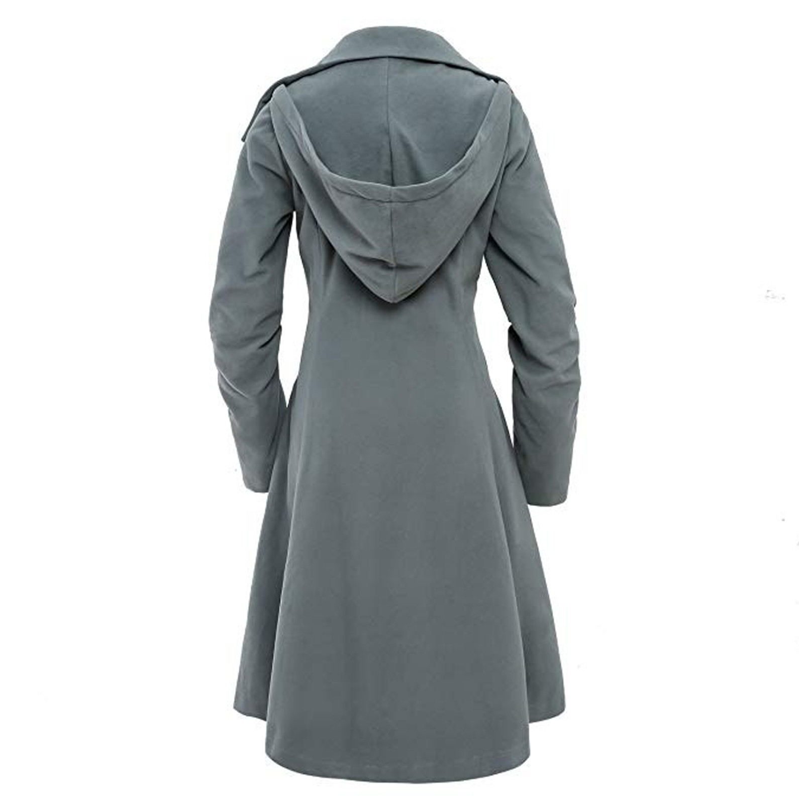 Bescita Women Faux Wool Warm Slim Coat Jacket Thick-Parka Overcoat Long Winter Outwear - image 2 of 5