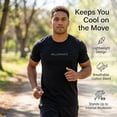 thumbnail image 5 of SOCKS’NBULK 3 Pack Mens Cotton Short Sleeve Lightweight T-Shirts, Bulk Crew Tees for Guys, Solid Bright Colors T-shirt, 5 of 7