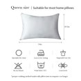 thumbnail image 4 of Juego de 2 fundas de almohada de seda Jocoku, 100% morera, color blanco, 4 of 7