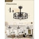 thumbnail image 5 of Ventilador de techo con luces Fanbulous de 20" con control remoto, 5 of 7