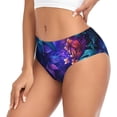 thumbnail image 2 of Balery Magic Colorful Forest Leaves Ropa Interior de Algodón para Mujer con Dibujo – Braguitas Cómodas y Elásticas, Estilo Clásico-Medium, 2 of 6