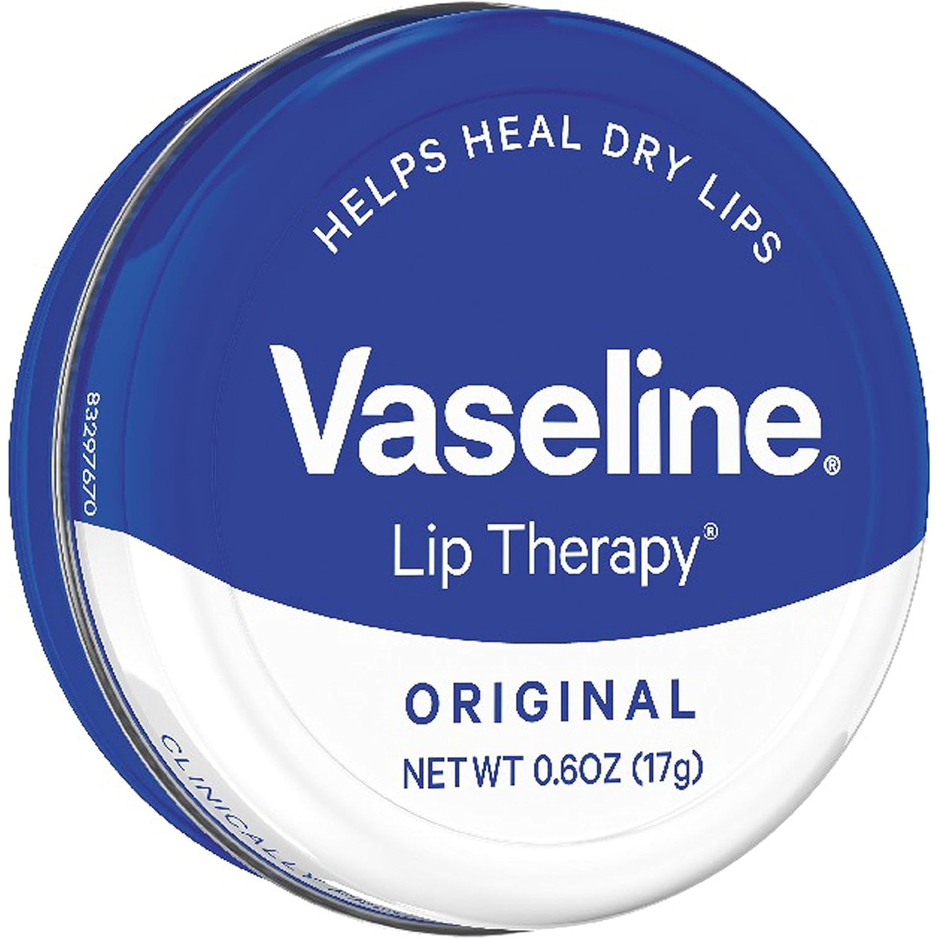 Vaseline Therapy Lip Balm Tin - Original - 0.6 Ounce (Pack of 4)