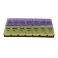 thumbnail image 2 of Onizador de píldoras de 14 rejillas, grande pa contener , estuche , de tabletas portátil de , , morado Baoblaze Organizador de almacenamiento, 2 of 8