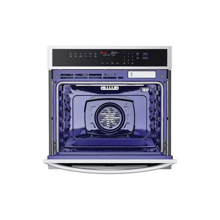 LG - 30" Smart Built-In Single Electric Convection Wall Oven with Steam Sous Vide - Stainless Steel
