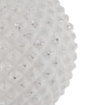 thumbnail image 3 of Vickerman 2.75" White Durian Glitter Ball Ornament, 12 per Bag, 3 of 6