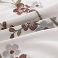 thumbnail image 2 of Chezmoi Collection Everly California King Bed in a Bag 7-Pieces Luxury Lavender Purple Gray Cherry Blossom Floral Embroidery Comforter Set with Sheets All Season Bedding Set, California King, 2 of 10