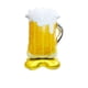 thumbnail image 1 of Globos de papel de aluminio con forma de jarra de cerveza, metálicos, brillantes, duraderos y reutilizables, para cumpleaños de adultos, despedidas de soltero, noches de juegos y decoración, 1 of 2