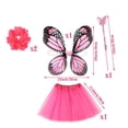 thumbnail image 4 of Pink 5PC Butterfly Porch Goose Outfit - Goose Clothes, Suitable for 23-Inch Cement Plastic Geese, Cute Design for Porch Garden Decor as Easter Decor, 1set, 4 of 9