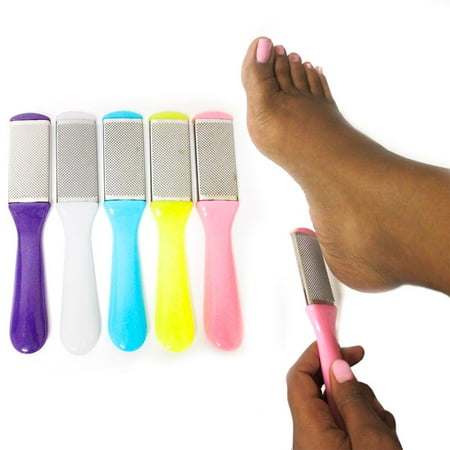 - 2pc Metal Foot File Scraper Pedicure Callus Remover Scrubber Hard Rough Dry Skin